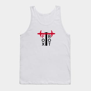 FOXTROT Aviation Phonetic Alphabet Pilot Airplane Tank Top